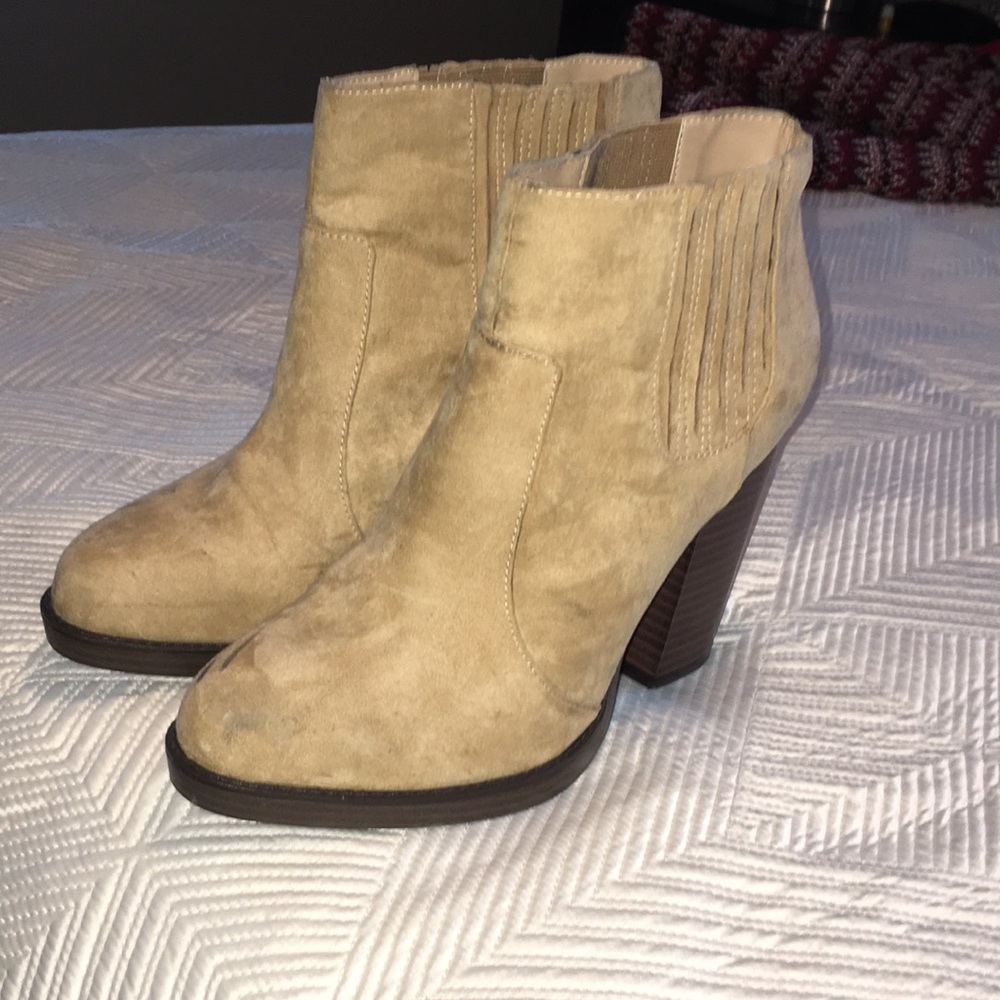 Zara suede booties